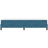 Box Postelja z vzmetnico z vzmetnico Temno modra 80 x 220 cm blago, (5000124018) | Shoptok.si