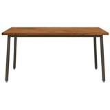  Kvadratni blagovaonski stol 160 x 90 x 75 cm Prirodna - Prirodno kava 160 x 90 x 75 cm Četvrtasto | shoptok.hr