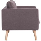 vidaXL Kavč dvosed iz blaga taupe | Shoptok.si