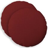  Jastuk s jastukom HEERLEN 2 kom. Vinska crvena Tkanina - boja crnog vina Ø 40 cm 2 | shoptok.hr
