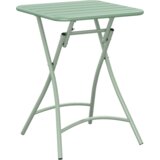 vidaXL Sklopivi Vrtni Stol Svijetla Zelena 55x55x73 cm Čelik | shoptok.hr