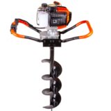 Bušač rupa za zemlju motorni 52cm3 2ks burgije set 100-150-200mm adk gtd5202 | ePonuda.com