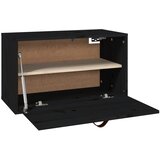  Zidni ormarić crni 60 x 30 x 35 cm od masivne borovine | shoptok.hr