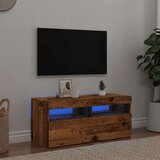 vidaXL TV ormarić LED boja staro drvo 90x35x40 cm konstruirano drvo | shoptok.hr