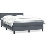  Krevet s oprugama i madracem tamnosivi 160x210 cm baršunasti | shoptok.hr