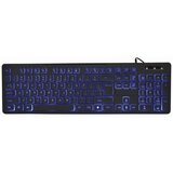 Gembird KB-UML3-02 LED multimedijalna tastatura sa pozadinskim osvetljenjem, US layout USB | ePonuda.com