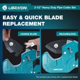 LIBRATON rezalnik PVC cevi 63 mm z rezilom | Shoptok.si