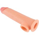 Realistixxx - omotač penisa s produžetkom prstena testisa - 19 cm (prirodni) | shoptok.hr