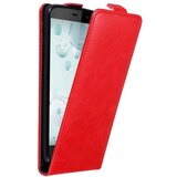 Cadorabo Ohišje, združljivo z HTC U PLAY v rdeče jabolko - Zaščitni ovitek v obliki flipa z magnetnim zapiranjem, (20561749) | Shoptok.si