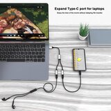 4SMARTS USB-A v 2x USB-C razdelilec | Shoptok.si