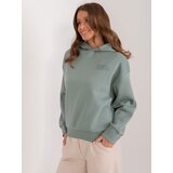 Fashion Hunters Women's pistachio hoodie SUBLEVEL Cene