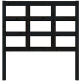  Uzglavlje za krevet crno 95 5 x 4 x 100 cm od masivne borovine | shoptok.hr