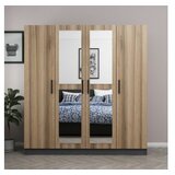 Hanah home Ormar u braon - sivoj boji Kale 5011 (506MNR2458)