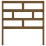  Posteljno vzglavje medeno rjavo 106x4x100 cm trdna borovina, (20643925) | Shoptok.si