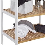 Möbelix Regal Bambu, Bela, Bambus | Shoptok.si