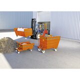  Pomični prekucni zaboj s sklopnim mehanizmom, s kolesno opremo, prostornina 0,285 m³ | Shoptok.si