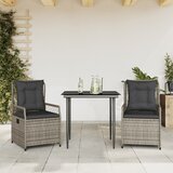  3-dijelni vrtni blagovaonski set sivi od poliratana | shoptok.hr