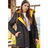Dewberry Z6660 WOMEN'S COAT-BLACK-2 Cene