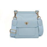 Fancy Metal Goods Ltd Alice Wheeler - Torba - Bloomsbury, Pastel Blue, Cross body Cene