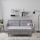 Støraa Svijetlo sivi baršunast tabure Lilly – | shoptok.hr