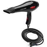 AVIZAR Sušilnik za lase na kabel 2000W topel in hladen zrak, Črna / Rdeča, (5000266148) | Shoptok.si