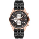 Slazenger Muški sat SL.09.6160.2.03, Analogni, Okrugli, 43mm, Crni Cene