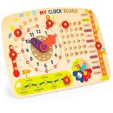 ECO TOYS Lesena izobraževalna plošča v angleškem jeziku | Shoptok.si