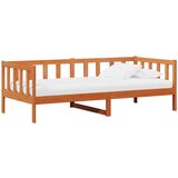 Dnevna postelja z vzmetnico Vosek rjava in bela 90 x 200 cm, (5000121623) | Shoptok.si