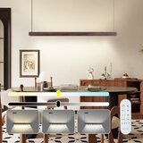  Immax NEO 07300L-LED prigušiva luster na sajli MADEIRA 26W/230V Wi-Fi Tuya 122 cm, orah | Eponuda.com