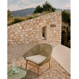 Kave Home Zelena/u prirodnoj boji vrtna fotelja od masivnog drveta Olbia – | shoptok.hr
