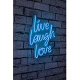 Wallity Zidna LED dekoracija Live Laugh Love Blue Cene