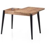 Hanah home Razvlačivi trpezarijski sto Dolunay-1284, 100-120x75x60 cm, Smeđa | Eponuda.ba