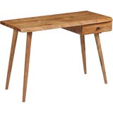 vidaXL Pisalna miza iz trdnega akacijevega lesa 110x50x76 cm Cene