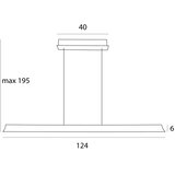  MAXLIGHT P0595 - JO-JO LED viseći luster na sajli, 38W/230V, antracit | Eponuda.com