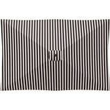  Vrtni suncobran 200 x 300 cm Poliester Pravokutni Crna i bijela | Shoptok.si