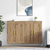  Kabinetski zidni 2 kom. Umjetnički hrast 69,5 x 34 x 90 cm | shoptok.hr