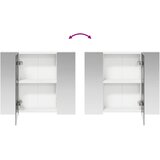  Kupaonski ormar s ogledalom Bijelo 60 x 14,5 x 50 cm | shoptok.hr