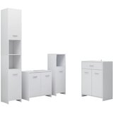 Maison Chic Komplet kopalniškega pohištva - Kopalniški sestavi 4-delni bele barve, (21788157) | Shoptok.si