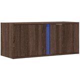  Zidni TV ormarić LED smeđa boja hrasta 80x31x35 cm | shoptok.hr
