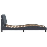  Okvir kreveta bez madraca tamnosivi 100x203 cm baršunasti - Tamno siva 100 x 203 cm | shoptok.hr