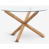  Trpezarijski sto fi 119 staklo/hrast | ePonuda.com