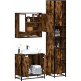  3-dijelni set kupaonskog namještaja boja hrasta drveni | shoptok.hr