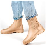 primohurt Beige women's Wellington boots with an elastic sock upper | shoptok.hr
