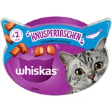 Whiskas 2 + 1 gratis! priboljški za mačke - Hrustljavi žepki: losos (3 x 60 g)