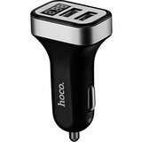 Hoco avtopolnilec Z3 adapter 2xUSB 3,1 qc z ekranom - črn Cene