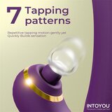 INTOYOU Siter Vibrator with Hitting Ball & Flipping Tongue 3 Motors Purple | shoptok.hr