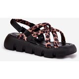 Boto Women's Platform Sandals With Straps Leopard Print Filamira | Shoptok.si