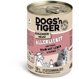  Varčno pakiranje Dogs'n Tiger gurmanski meni 12 x 400 g - Govedina z jetri | shoptok.hr