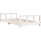  Okvir za dječji krevet bijeli 90 x 200 cm od masivne borovine | shoptok.hr
