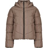 Only ONLCLAIR PUFFER HOOD JACKET Bež Cijene